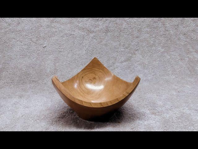 I Tried A Tri Corner Bowl Wood Turning