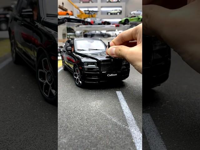 Satisfying with Miniature of Rolls Royce Cullinan Black Padge diecast model car #cars #modelcars