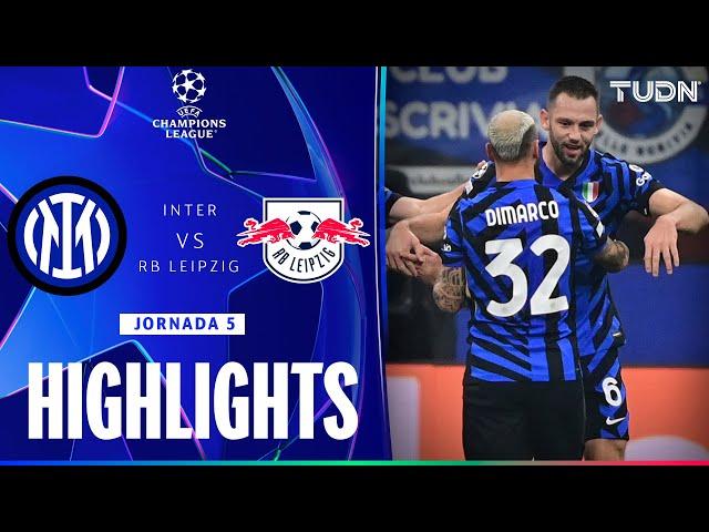 HIGHLIGHTS - Inter vs RB Leipzig | UEFA Champions League 24/25 | TUDN