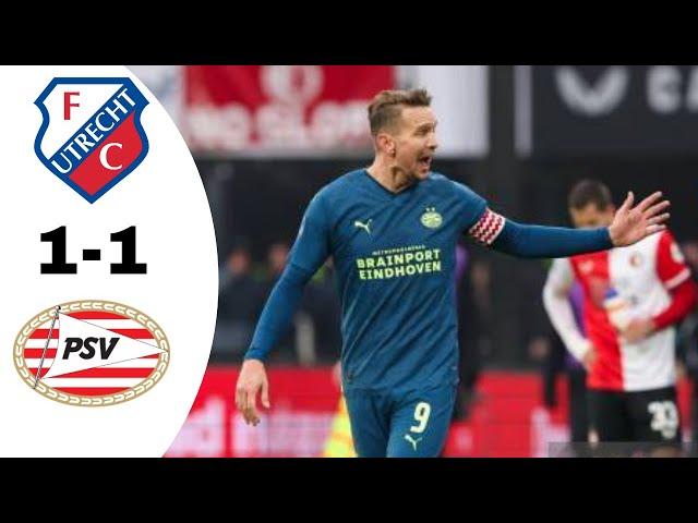 FC Utrecht VS PSV Eindhoven 1-1 Highlights | Eredivisie 2023/2024