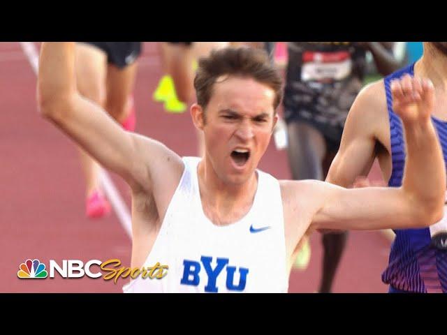 MUST SEE: Rooks falls, recovers, wins wild men's steeplechase National title | NBC Sports