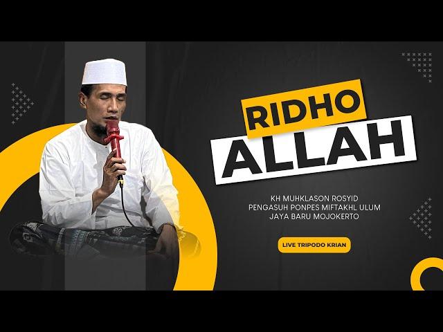 Live Tropodo Krian ( Ridho Allah )