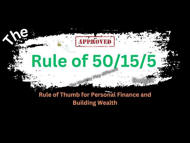 Do You Know - The 50/15/5 Rule | Personal Finance