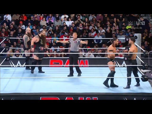 Finn Bálor & JD McDonagh Vs The War Raiders Titulos en Parejas Parte 1 - WWE Raw 16/12/2024 Español