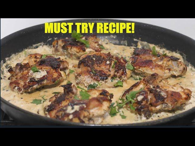 MUST TRY RECIPE - Super Delicious Creamy Chicken with Peppercorn