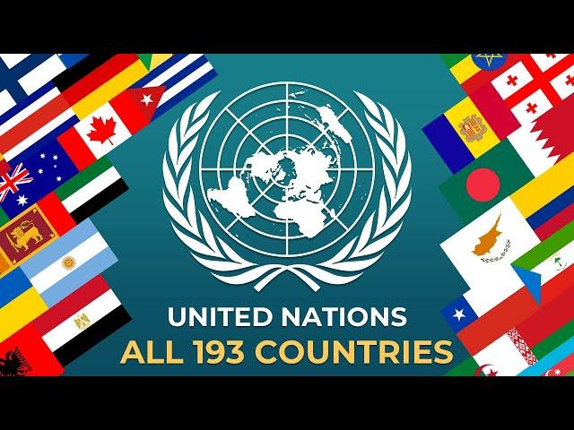 Guess ALL 193 countries of UNITED NATIONS | FLAG QUIZ