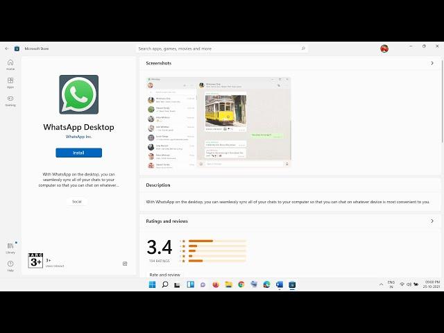 Fix WhatsApp Desktop App Not Installing On Microsoft Store On Windows 11 & 10