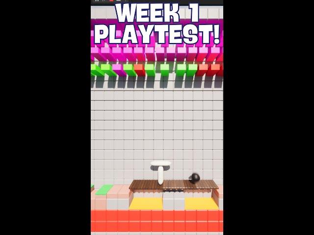  Early Playtest of Our New Indie Game! | Dev Week 1 Brick Breaker/Platformer Update - Vertical