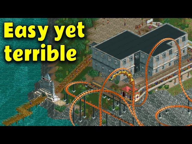 Why RollerCoaster Tycoon's easiest scenarios are the worst