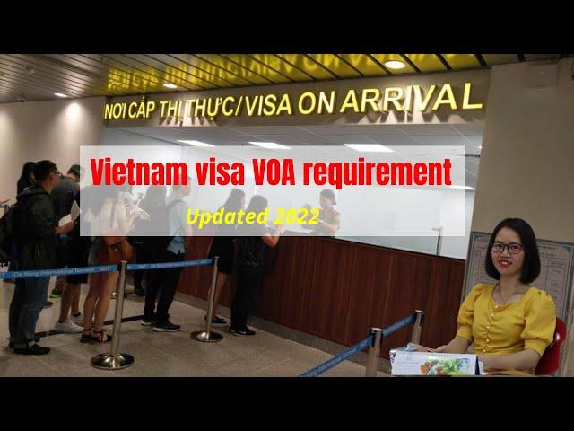 Vietnam visa on arrival 2022 update