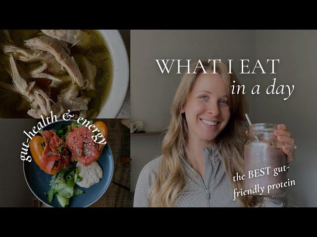 What I Eat in a Day for Gut Health & Energy + Mini Grocery Haul (gluten, dairy & sugar-free)