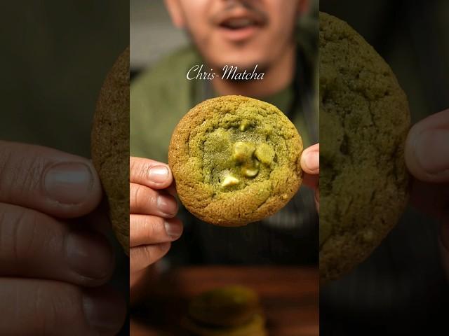 Matcha cookies to make this Christmas since they're green! #matcha #cookies #baking