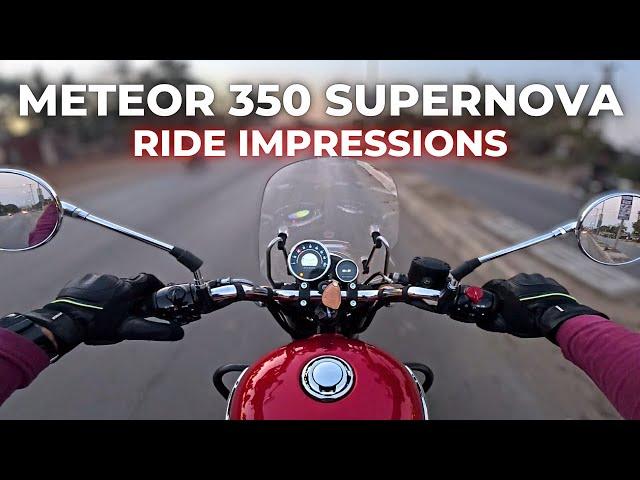 Meteor 350 Supernova Ride Review | Best Cruiser Motorcycle | Motorxone