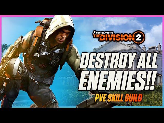 This Exotic Combo IS CRAZY! The Division 2 Solo/Group PVE Skill Build - Waveform/Capacitor Builds