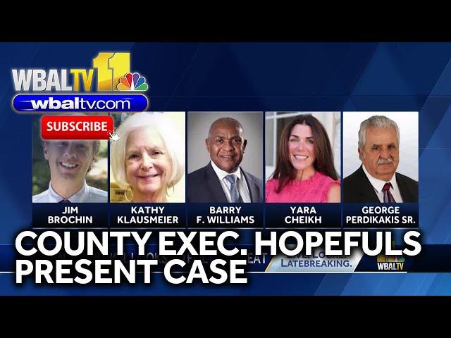 County executive candidates present case for seat