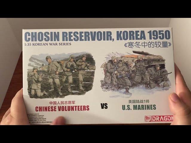 Korean War Chosen Reservoir Korea 1950  1/35 Dragon models figures review