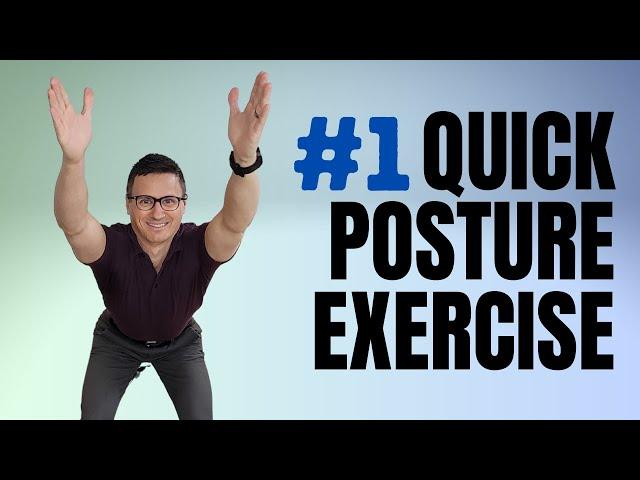 Best Quick Posture Exercise for Back Pain | Dr. Jon Saunders