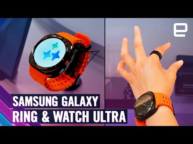 Samsung Galaxy Watch Ultra and Galaxy Ring first look