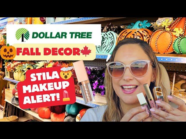 DOLLAR TREE ALERT!STILA MAKEUPHALLOWEEN/FALL DECOR FINDS!#dollartree#home#halloween#decor#makeup