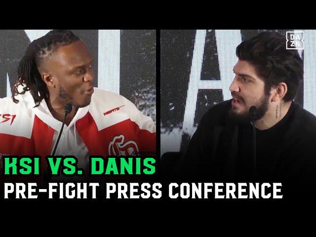 KSI vs. Dillon Danis: "You gave me pictures of Nina Agdal!" | Press Conference Full