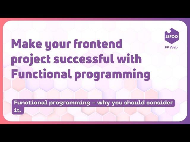 Why functional programming is good for developer productivity.