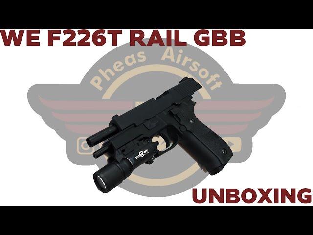 [UNBOXING] WE F226 RAILED - Full Metal P226 GBB Pistol