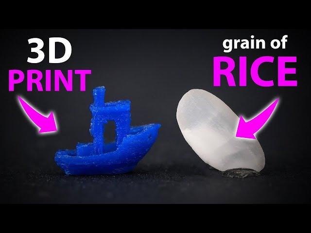 MICRO 3D Printing with a 0.1 mm nozzle