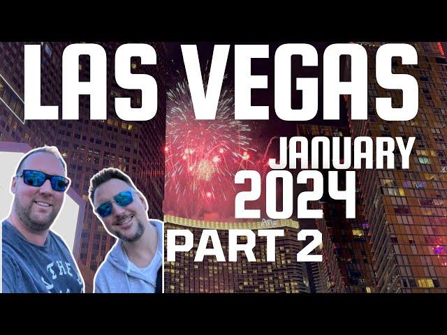 Las Vegas Vlog | Part 2 Jan 2024 - NYE Edition | Tim and Matt Travel