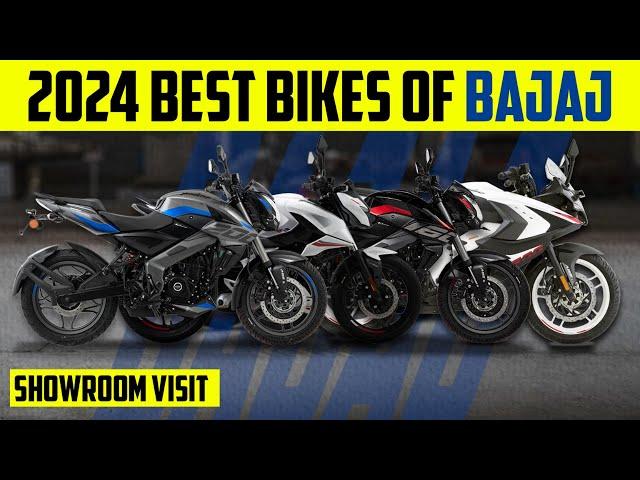 2024 Best Bikes Of BAJAJ | Showroom Visit | #bajaj #bajajpulsar #ns200 #ns160 #ns125 #bike