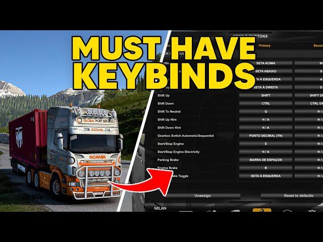 Important ETS2 Keybinds You SHOULD Know