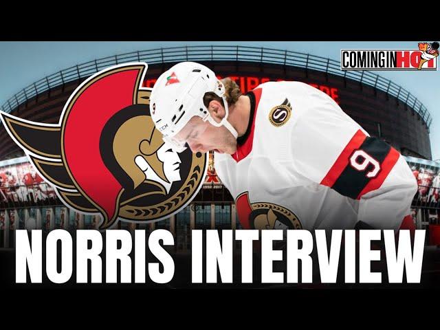 Josh Norris Full Interview : Ottawa Senators | Coming in Hot