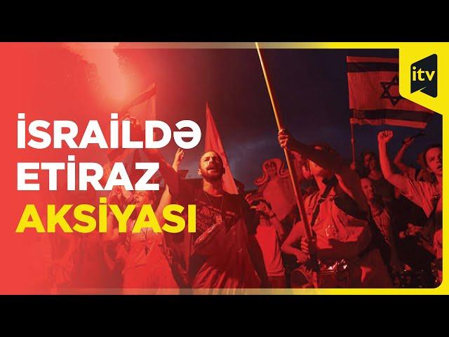 İsrailli girovların azad olunması tələbilə növbəti aksiya keçirilib  | Şərhsiz