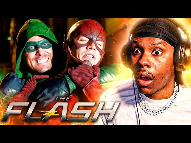 THE FLASH vs ARROW!! | FIRST TIME WATCHING *THE FLASH* Episode 8 Reaction