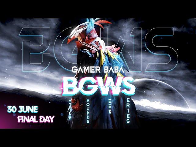 BGWS Day 3 | BGMI Competitive Live Custom Room | Gamer Baba
