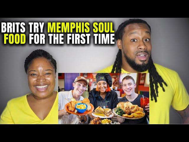 IS MEMPHIS SOUL FOOD BETTER?! Brits try Memphis Soul Food for the first time! |TheDemouchetsREACT