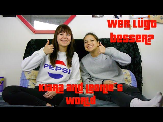 Kiara and Leonie´s World Wer lügt besser (mit GEGENSTÄNDEN)