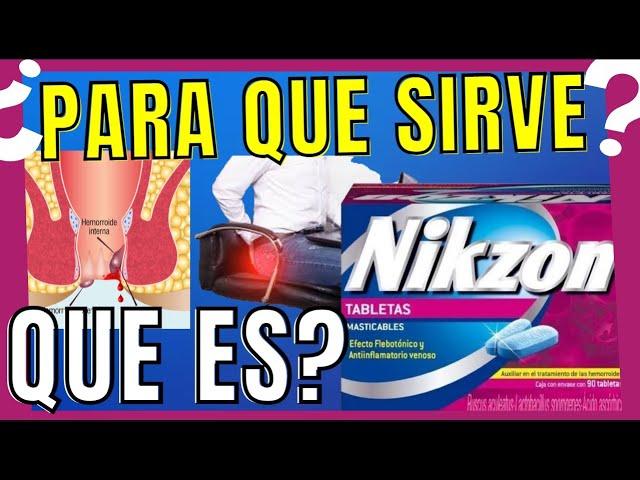 NIKZON - PARA QUE SIRVE ??  Que son las HEMORROIDES y sus CAUSAS - Estos son los SINTOMAS