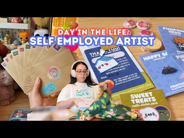 Self-Employed Artist Diaries  Packing Orders & Building an Art Community