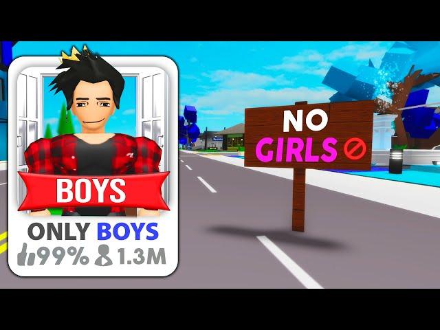 I CREATED a BROOKHAVEN ONLY for BOYS!
