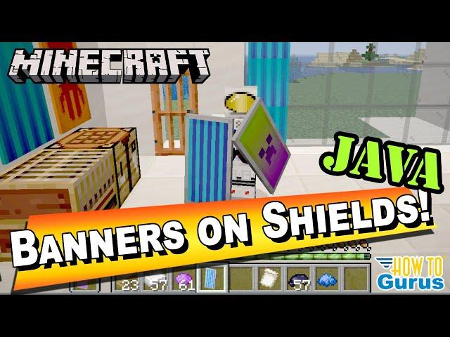 How You Can Put Banners on Shields in Minecraft Java Edition - Shield Designs