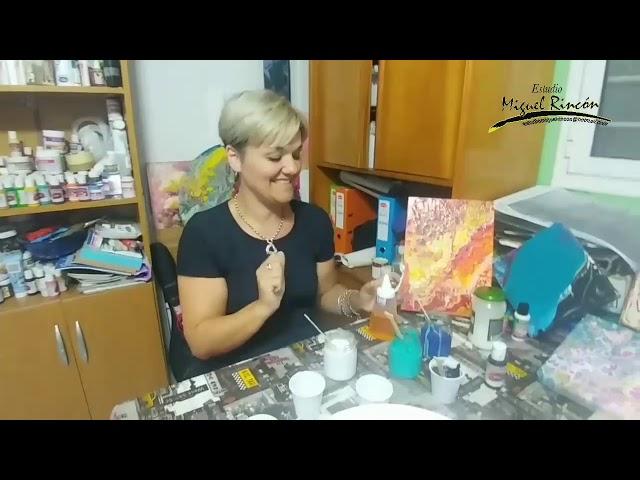 Como hacer Técnica Pouring, Celulas o Fluidos en Pintura Decorativa y Manualidades con Miguel Rincón