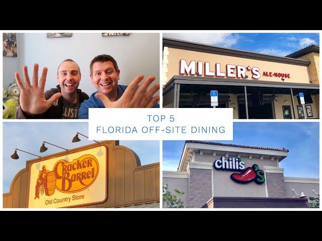 Florida Offsite Dining - Our Top 5 restaurants!