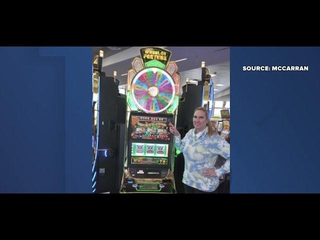 Tourist wins jackpot at Las Vegas airport