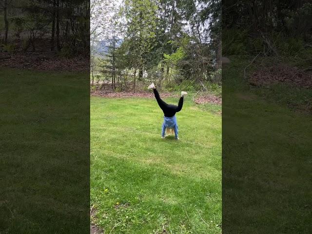 Only THE best cartwheel ever  #outdoors #cartwheel