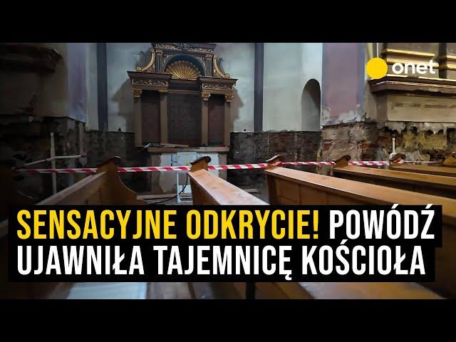 Sensacyjne odkrycie w Kłodzku! Powódź ujawniła ukryte tajemnice kościoła