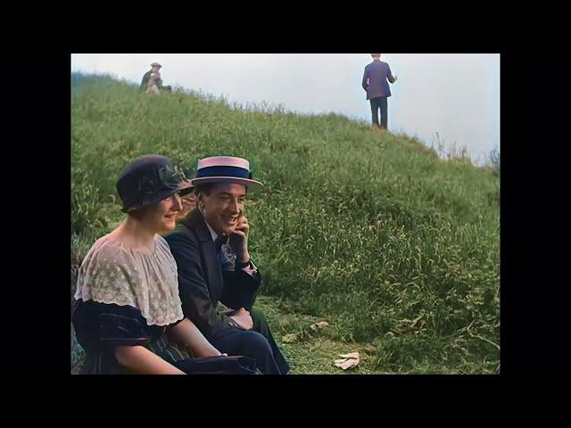 Beautiful South Limburg (NL) in the 1920s in color! [A.I. enhanced & colorized]