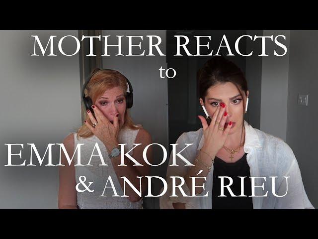 MOTHER REACTS to EMMA KOK & ANDRÉ RIEU | Voila | Viral Music Video | Travelling with Mother