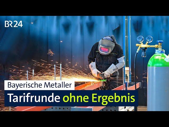 Metal and electrical industry: Collective bargaining round without result | BR24