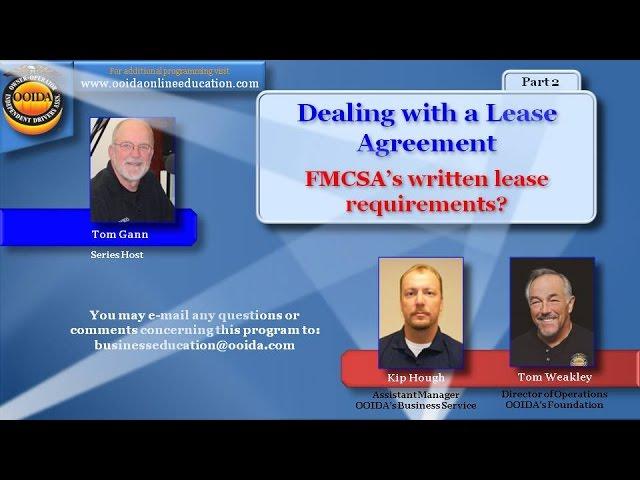 Lease Agreement Part 2