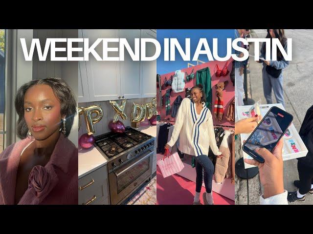 WEEKLY VLOG: my first silk press, weekend in austin, brand events, princess polly haul w/ code!